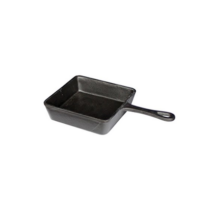 Cast Iron Square Skillet Pan 140 x 140 X 32mm - Premium Home from Chabrias Ltd - Just £14.99! Shop now at Chabrias Ltd