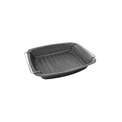 37cm British Meat Roasting Pan & Rack Non Stick