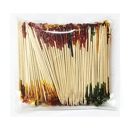 AILEXI 500 counts Sandwich Frill Picks AILEXI Cocktail Sticks Fruit Sticks and Toothpicks 10 cm - Assorted colors - Premium Kitchen from Chabrias Ltd - Just £5.99! Shop now at Chabrias Ltd