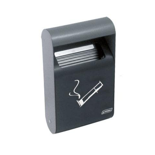 Wall Mounted Ashtray 3L Dark Gray With Liner