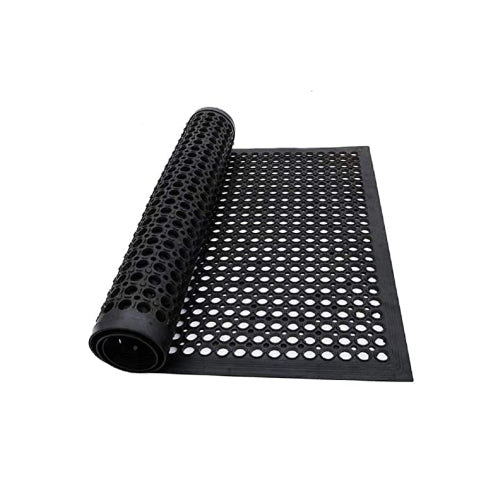 Large Outdoor Rubber Entrance Mats Anti Fatigue None Slip Drainage Door Mat Flooring Size 0.9 Metre x 1.5 Metre - Premium Furniture from Chabrias Ltd - Just £39.99! Shop now at Chabrias Ltd