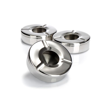 Windproof Ashtray Stainless Steel with Lid - Durable Cigarette Ashtray for Indoor and Outdoor Use - Premium Home from Chabrias Ltd - Just £5.98! Shop now at Chabrias Ltd