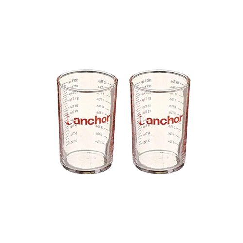 Pack of 2 Anchor Hocking Measuring Glasses, 5oz