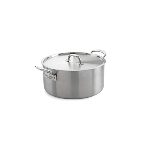 Stainless Steel Casserole Pan, with Lid