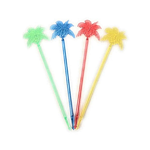 Multicoloured Palm Tree Skewers/Stirrers (x200) - Premium Kitchen from Chabrias - Just £7.99! Shop now at Chabrias Ltd