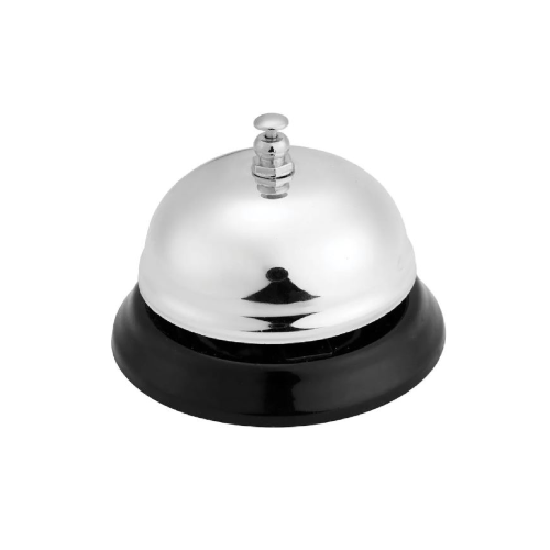 Reception Desk Bell, Silver