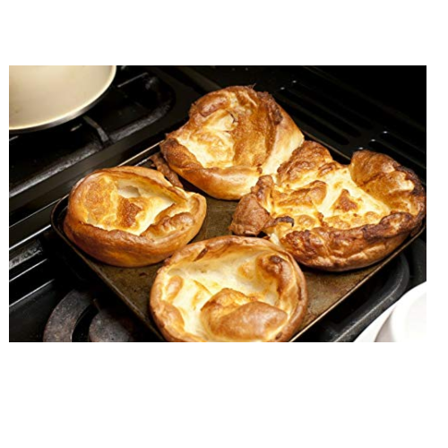 4-Cup British Non-Stick Giant Yorkshire Pudding Tray