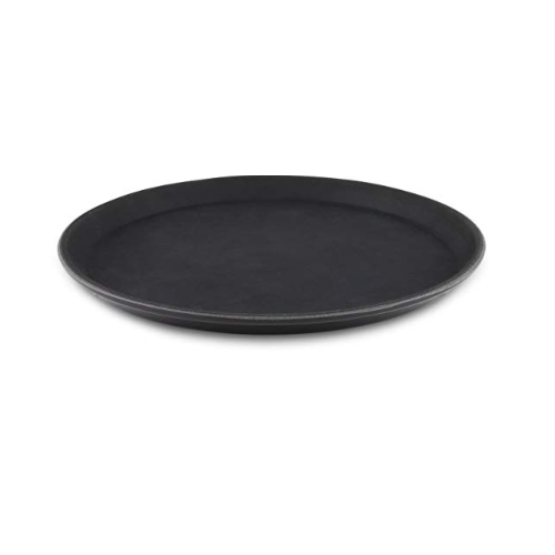 U-Grip Round Black Anti Slip Non Slip Bar Drinks Food Serving Tray - Bar Tray for Parties, Gatherings, Bars, Restaurants, and Home - Premium Home from Chabrias Ltd - Just £7.99! Shop now at Chabrias Ltd