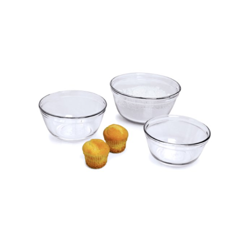 Anchor Hocking Mixing Bowl Set, (3-Piece)