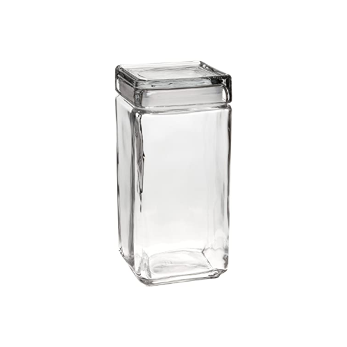 Anchor Hocking Square Storage Jar, 2L