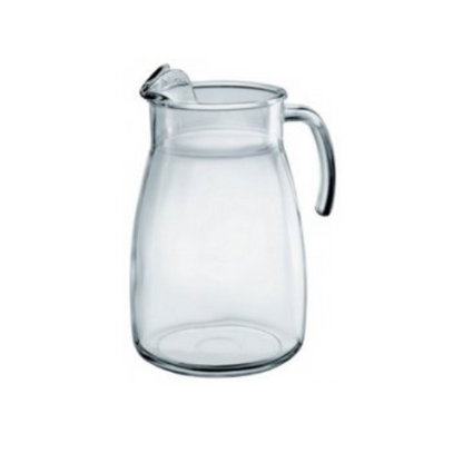 Glass Jug Summer Pitcher with Removable Ice Infuser - 2.5L / 80oz Capacity, Dishwasher Safe, Ideal for Pimms, Beer, Water, Juice, and Cocktails - Practical for Everyday Use and Special Occasions - Premium Kitchen from Chabrias Ltd - Just £12.99! Shop now at Chabrias Ltd