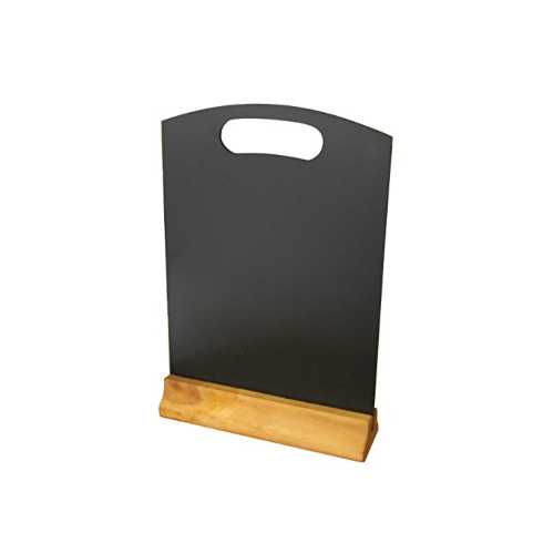 A5 Table Top Menu Blackboard Chalkboard With Plinth By Chabrias LTD - Premium Office Product from Chabrias Ltd - Just £7.99! Shop now at Chabrias Ltd