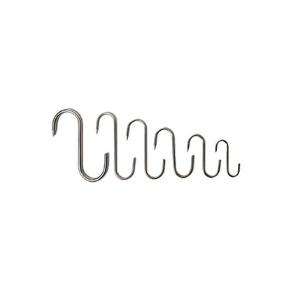 Pack of 10 S-Hooks for Meat Smoking - Premium Kitchen from Chabrias - Just £20.55! Shop now at Chabrias Ltd