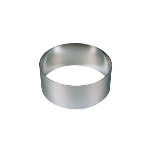 Stainless Steel Food Ring, (90mm x 35mm) - Premium Home from Chabrias - Just £6.99! Shop now at Chabrias Ltd