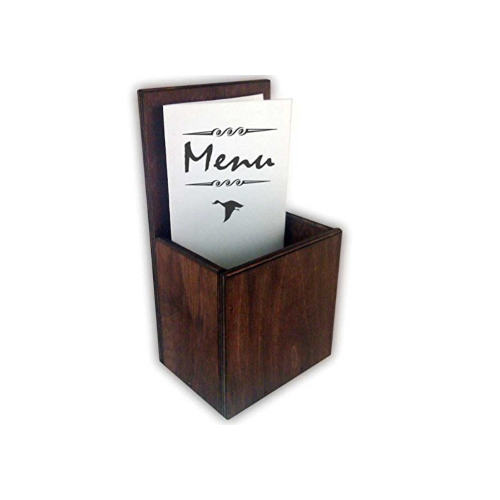 Wooden Takeaway Menu Holder - by Chabrias Ltd - Premium Home from Chabrias Ltd - Just £8.99! Shop now at Chabrias Ltd