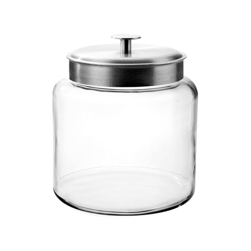 Anchor Hocking Montana Glass Jar with Fresh Seal Lid - Premium Kitchen from Anchor Hocking - Just £37.99! Shop now at Chabrias Ltd