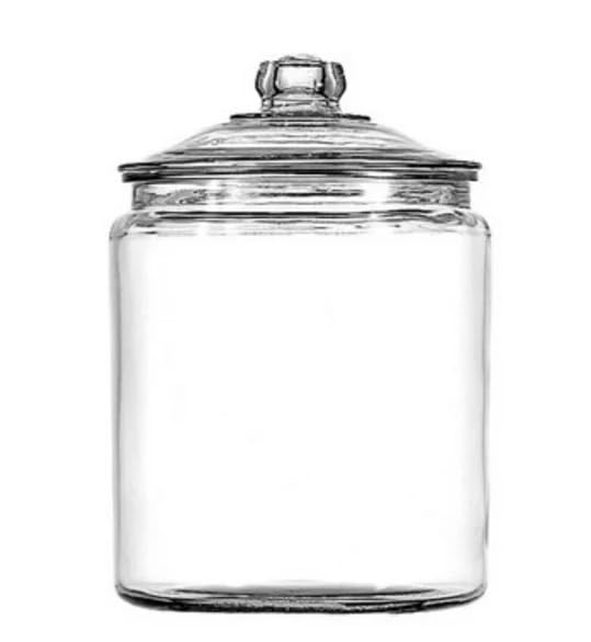 Chabrias Ltd Glass Jar with Lid 64 oz(1.9L) Big Jar Storage,Flour, Crafts - Premium Home from Chabrias Ltd - Just £17.99! Shop now at Chabrias Ltd