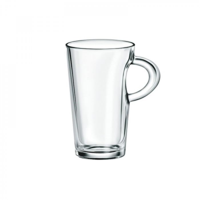 Elba Glass Coffee Mug Set - Pack of 6, 250ml (8.45oz) Clear Glass Mugs for Coffee, Tea, and More - Premium Kitchen from Chabrias Ltd - Just £12.34! Shop now at Chabrias Ltd