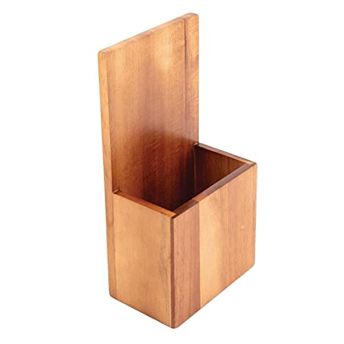 Wooden Takeaway Menu Holder 125X75X235mm Catering Restaurant Tableware - Premium BISS from Chabrias Ltd - Just £8.71! Shop now at Chabrias Ltd