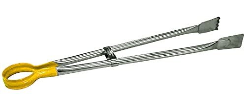 18" Professional Longlife Stainless Steel Grill BBQ Tongs - Premium Kitchen from Chabrias Ltd - Just £9.99! Shop now at Chabrias Ltd