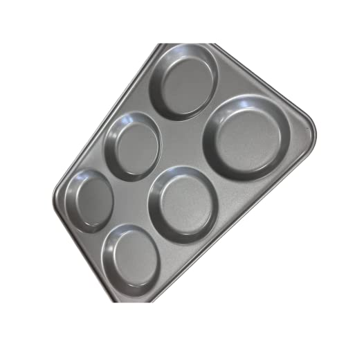 Chabrias Ltd 6 Cup Large Yorkshire Pudding Oven Tray Non Stick Made in England - Premium Kitchen from Chabrias Ltd - Just £9.99! Shop now at Chabrias Ltd