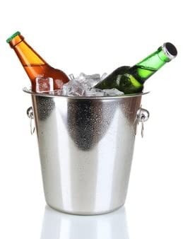 Champagne Wine Ice Bucket 5 Litre in High Polished Stainless Steel Made in England by Chabrias LTD - Premium Kitchen from Chabrias Ltd - Just £8.95! Shop now at Chabrias Ltd