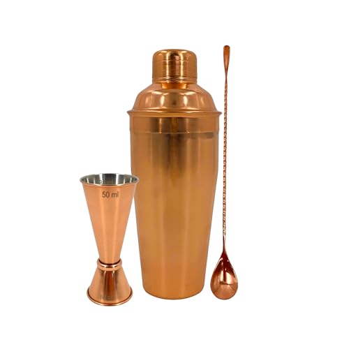 Premium Stainless Steel Cocktail Shakers Set,Cocktail Making Kit, Cocktail Set, Shaker, Jigger, Muddler, Strainer, Pourers, Mixing Spoon, Bar Blade & More - Premium Home from Chabrias Ltd - Just £9.49! Shop now at Chabrias Ltd