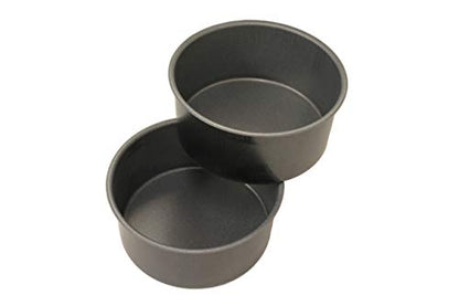 6" Deep Round Cake Tin Twin Pack 15 x 7cm 2 coat - Premium Great British Bakeware from Chabrias Ltd - Just £9.99! Shop now at Chabrias Ltd