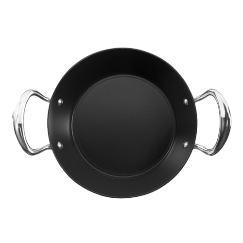 Samuel Groves Stainless Steel Non Stick 3-Ply Paella Pan – Rapid Heat Distribution, Durable Design, Riveted Handles, Induction Compatible, UK Made - Premium Kitchen from Samuel Groves - Just £85.49! Shop now at Chabrias Ltd