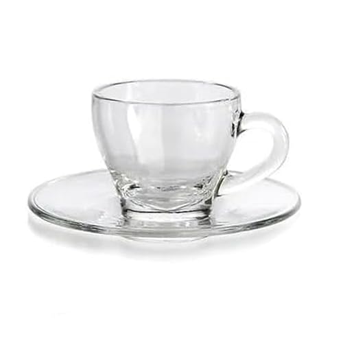 Chabrias Ltd Borgonovo Italy Tazzina Caffe Conic 80ml Coffee Espresso Cup Box of 6 Saucer Available - Premium Kitchen from Chabrias Ltd - Just £12.34! Shop now at Chabrias Ltd