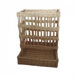 Bread Wicker Food Dispenser Display basket by Chabrias Ltd - Premium Home from Chabrias Ltd - Just £18.99! Shop now at Chabrias Ltd