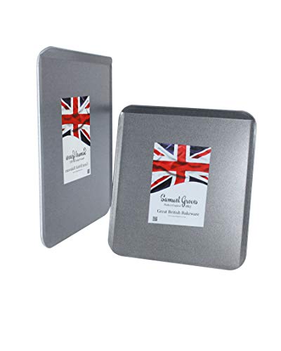 2X 33cm Slide Off Baking Cookie Trays Non Stick Made in England - Premium Kitchen from Chabrias Ltd - Just £11.99! Shop now at Chabrias Ltd