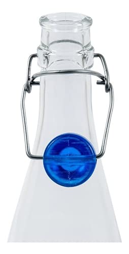 Borgonovo Glass bottle with swing top - Premium Home from Chabrias Ltd - Just £39.99! Shop now at Chabrias Ltd