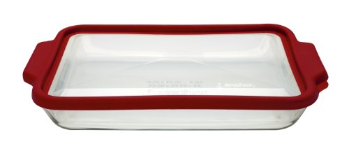 Anchor Hocking Glass Baking Dish with TrueFit Lid - Premium Home from Chabrias Ltd - Just £29.99! Shop now at Chabrias Ltd