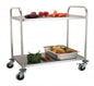Chabrias Ltd Stainless Steel Catering Trolley 2 Tier Serving Cart clearing Trolley for Home Kitchens and Restaurants - Premium Furniture from Chabrias Ltd - Just £99.99! Shop now at Chabrias Ltd