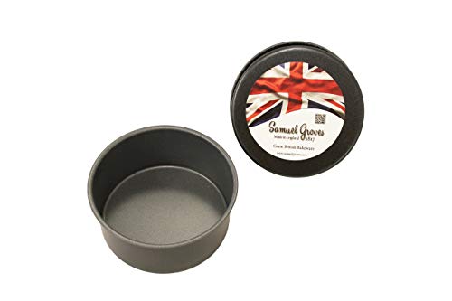 6" Deep Round Cake Tin Twin Pack 15 x 7cm 2 coat - Premium Great British Bakeware from Chabrias Ltd - Just £9.99! Shop now at Chabrias Ltd