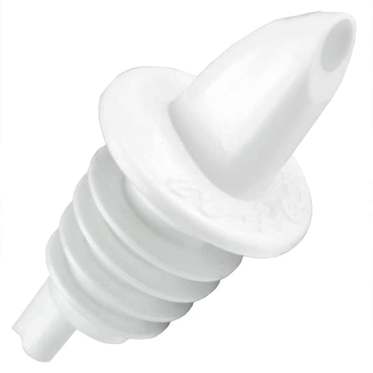 bar@drinkstuff Free Flow Pourers White | Pack of 12 | Freeflow Plastic Pourer for Spirits, Liquors, Juices, Syrups & Oils - Premium Home from bar@drinkstuff - Just £6.64! Shop now at Chabrias Ltd