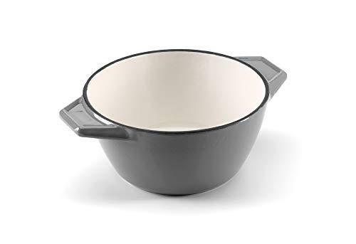 Samuel Groves - Enamelled Cast Iron Round Casserole Dish With Lid 16.5cm By Chabrias LTD - Premium Kitchen from Chabrias Ltd - Just £44.13! Shop now at Chabrias Ltd