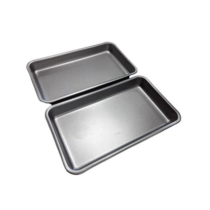 2X 33cm Baking Oven Roasting Trays, Superior Double Coated Non Stick, Made in England - Premium Kitchen from Chabrias Ltd - Just £12.99! Shop now at Chabrias Ltd