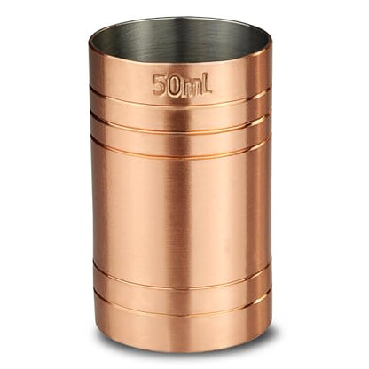 Chabrias Stainless Steel Copper Thimble Measure Bar Pub Club Spirit Measure CE Marked Government Stamped - Premium Kitchen from Chabrias Ltd - Just £19.99! Shop now at Chabrias Ltd