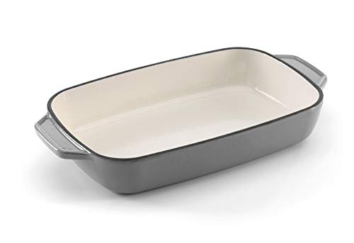 Samuel Groves - Enamel Cast Iron Rectangular Roaster 25.5cm by Chabrias LTD - Premium Kitchen from Chabrias Ltd - Just £54.99! Shop now at Chabrias Ltd