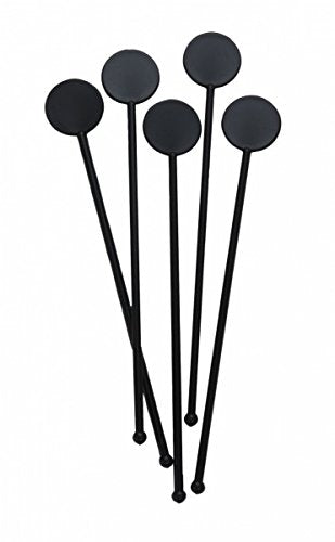 7" Black Disc Stirrers Pack Of 250 Barware Cocktail swizzle sticks - Premium Kitchen from Chabrias Ltd - Just £9.49! Shop now at Chabrias Ltd