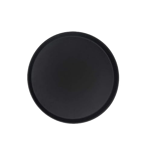 U-Grip Round Black Anti Slip Non Slip Bar Drinks Food Serving Tray - Bar Tray for Parties, Gatherings, Bars, Restaurants, and Home - Premium Home from Chabrias Ltd - Just £99.99! Shop now at Chabrias Ltd