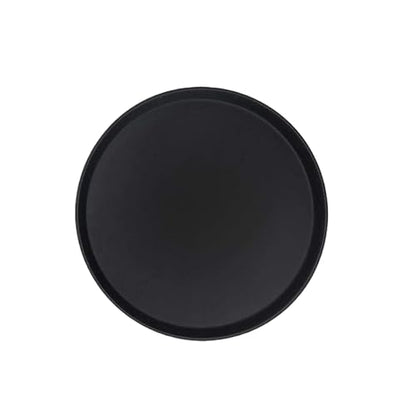 U-Grip Round Black Anti Slip Non Slip Bar Drinks Food Serving Tray - Bar Tray for Parties, Gatherings, Bars, Restaurants, and Home - Premium Home from Chabrias Ltd - Just £99.99! Shop now at Chabrias Ltd