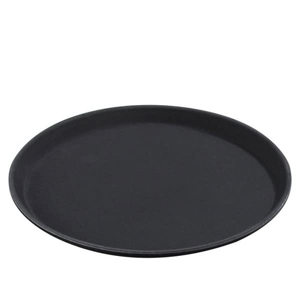 16" Non Slip Round Serving Tray, Anti Slip Tableware and Bar Serving Tray for Drinks, Home Kitchenware, Bars and Restaurants - Premium Home from Chabrias Ltd - Just £9.99! Shop now at Chabrias Ltd