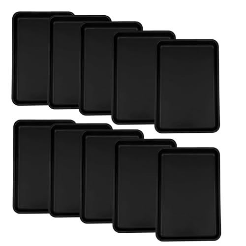 Chabrias Ltd Pack of 10 Plastic Rectangle Tip Trays - Professional Bill Presenter for Bars, Restaurants, and Hotels - Premium Home from Chabrias Ltd - Just £12.34! Shop now at Chabrias Ltd