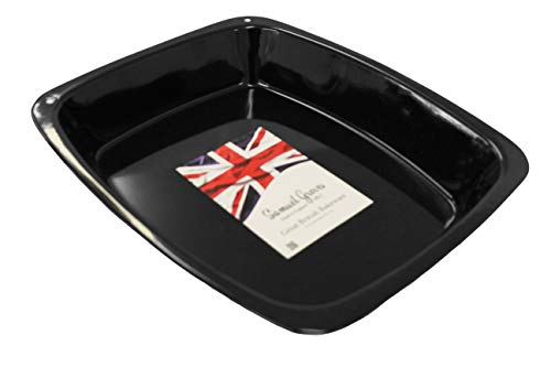 Medium 33cm Vitreous Enamel Roasting Pan Tray Made in England by Chabrias LTD - Premium Home from Chabrias Ltd - Just £12.99! Shop now at Chabrias Ltd