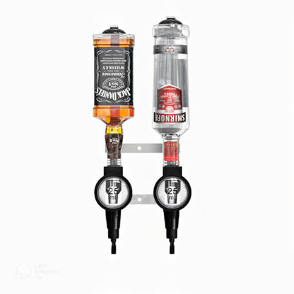 1-3 Bottle Optics 25ml For Home Bar UK Made - Bar Butler Shot Measure Bracket Alcohol Spirits Wine Drink Dispenser Home bar Garage Man cave Wall Mounted Optics - Premium Home from Chabrias Ltd - Just £12.99! Shop now at Chabrias Ltd