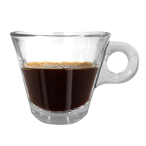 Chabrias Ltd Borgonovo Italy Tazzina Caffe Conic 80ml Coffee Espresso Cup Box of 6 Saucer Available - Premium Kitchen from Chabrias Ltd - Just £12.34! Shop now at Chabrias Ltd