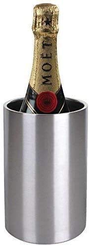 Chabrias Ltd Double Wall Stainless Steel Wine Champagne Ice Bucket Cooler - Premium Kitchen from Chabrias Ltd - Just £9.49! Shop now at Chabrias Ltd